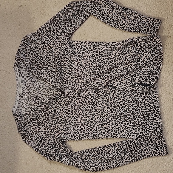 LOFT Sweaters Snow Leopard Cardigan Poshmark
